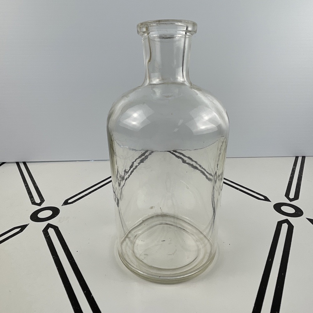 Vintage Pyrex Apothecary Glass Lab Medicine‎ Bottle Jar 7" Made In USA Science - Picture 3 of 12